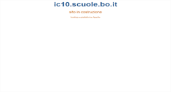 Desktop Screenshot of ic10.scuole.bo.it